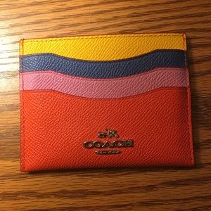 Coach card holder